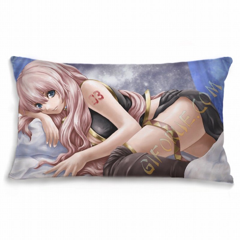 Custom Oblong Pillow Brushed Cotton Anime Photo - Click Image to Close