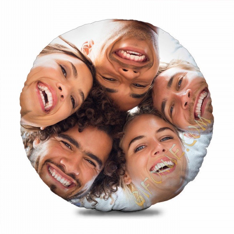 Customized Circular Sofa Pillows Creative Friends Birthday Gift - Click Image to Close