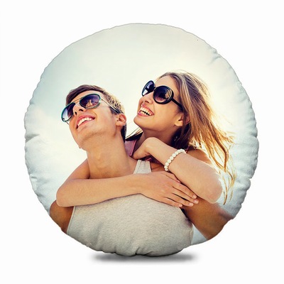 Personalised Special Lover Gift Circular Pillows With Photo